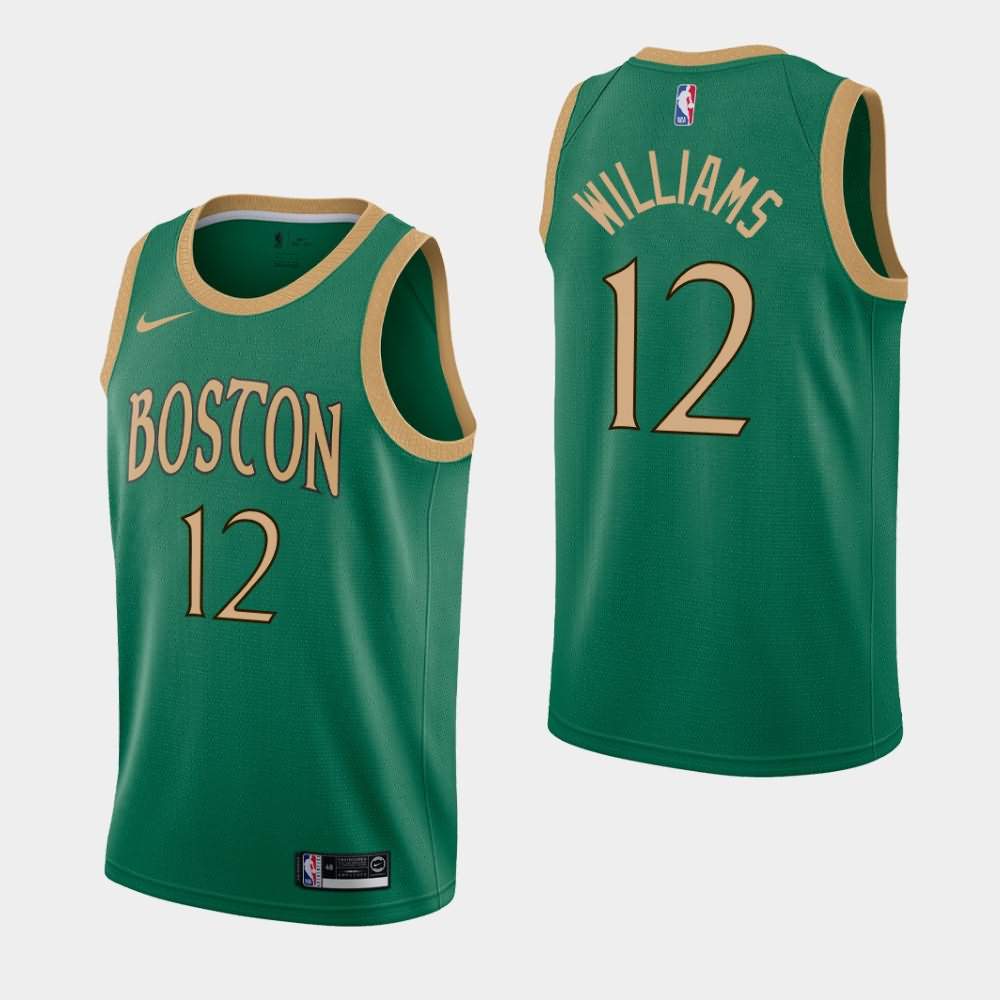 Boston Celtics #12 Grant Williams Kelly Green 2019-20 City Jersey - Zenithce