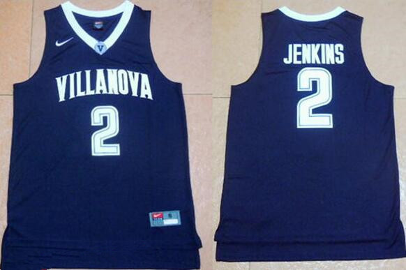 Villanova Wildcats #2 Kris Jenkins Navy Blue NCAA Jersey - Zenithce