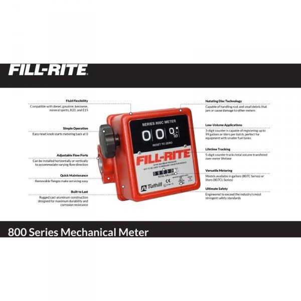 Fill-Rite 807C Meter - Zenithce