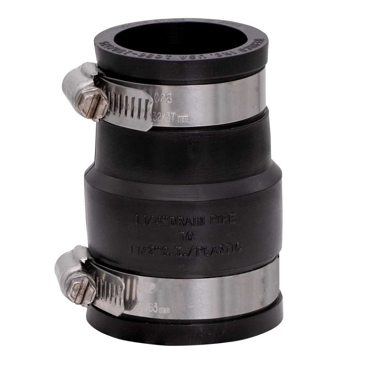 Fernco P1056-150/125 Flexible Coupling 1-1/2 x 1-1/4 - Zenithce