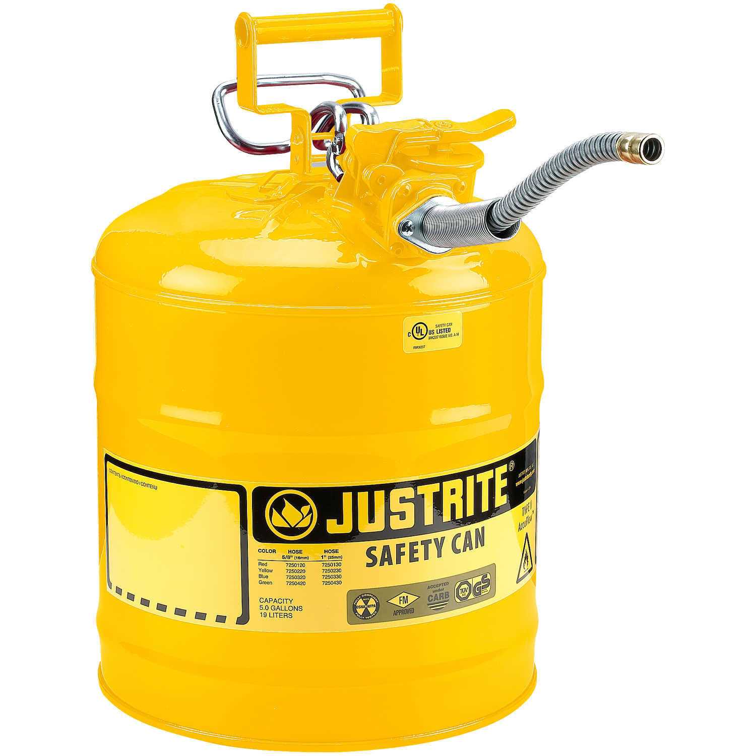 Justrite Safety Can Type II - Zenithce