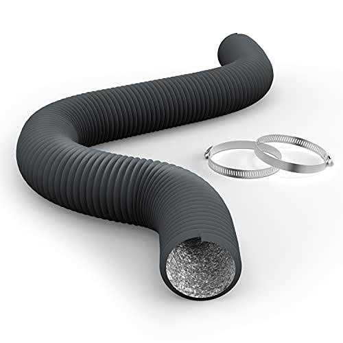 Ipower Flexible 6 Inch 25 Feet Aluminum Ducting 4 Layer Protection Dryer Vent Hose for Hvac Heating Cooling Ventilation and Exhaust - Zenithce