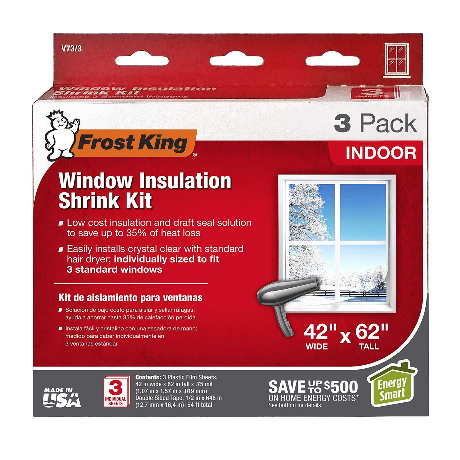 Frost King Shrink Window Kit - Zenithce