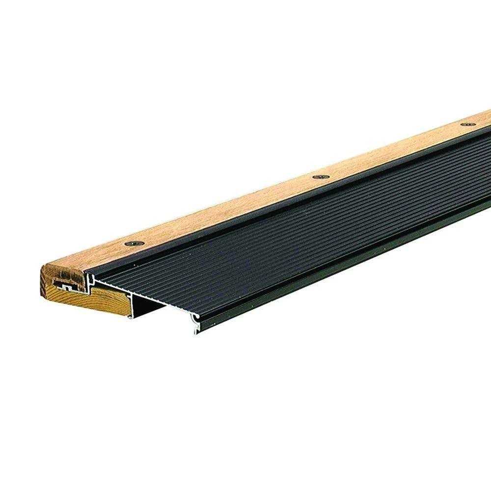 M-D Building Products Adjustable 5-5/8 in. x Aluminum and Hardwood Inswing Threshold - Zenithce