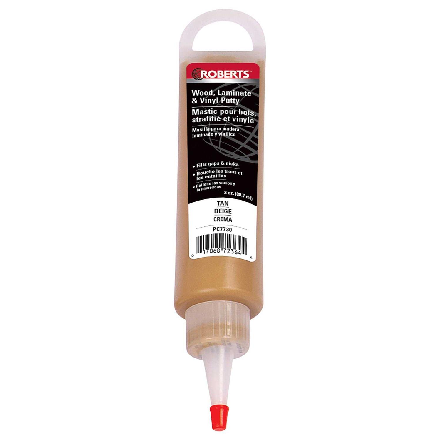 Roberts 3 oz. Brown Wood, Laminate and Vinyl Putty - Zenithce