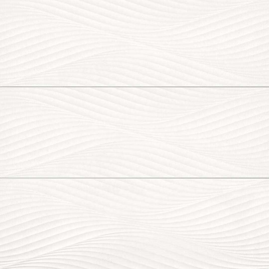 Donna 13 x 40 Matte Wave Ceramic Tile Bedrosians - Zenithce