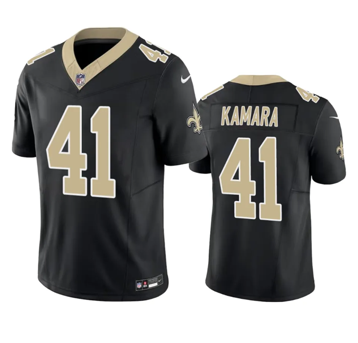 New Orleans Saints #41 Alvin Kamara Black 2023 F.U.S.E. Vapor Untouchable Limited Stitched Jersey - Zenithce