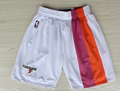 Miami Heat White Floridians Rainbow Short - Zenithce