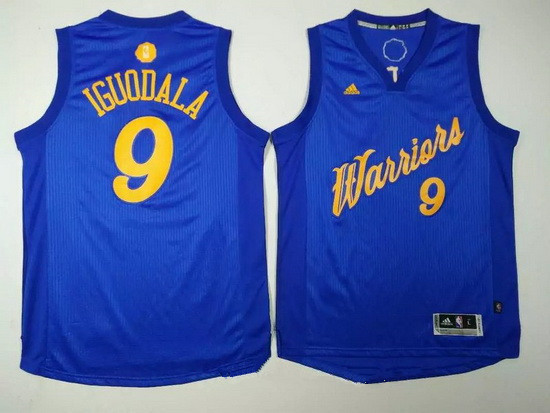 Golden State Warriors #9 Andre Iguodala Blue Stitched Adidas Revolution 30 Swingman Jersey - Zenithce