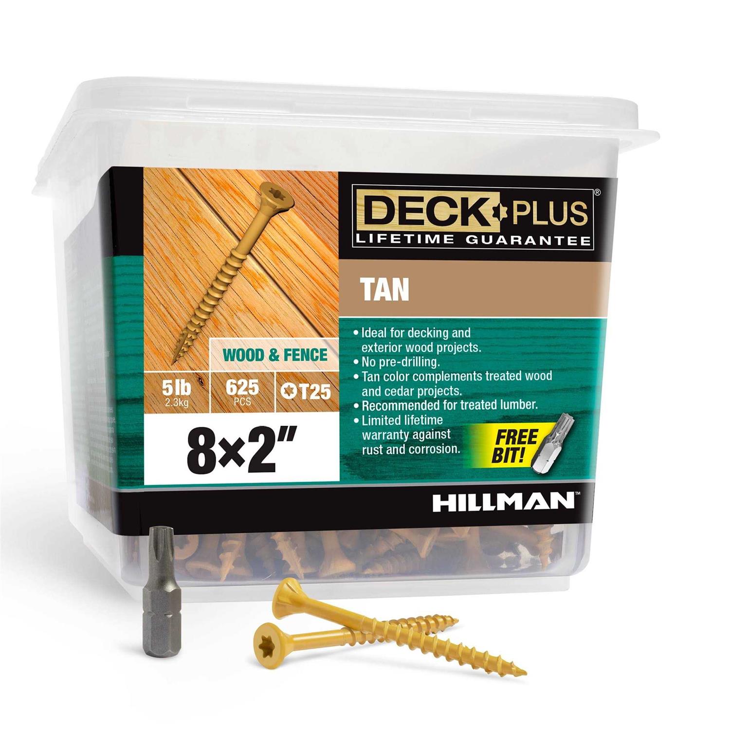 Hillman Deck Plus Screws - Zenithce