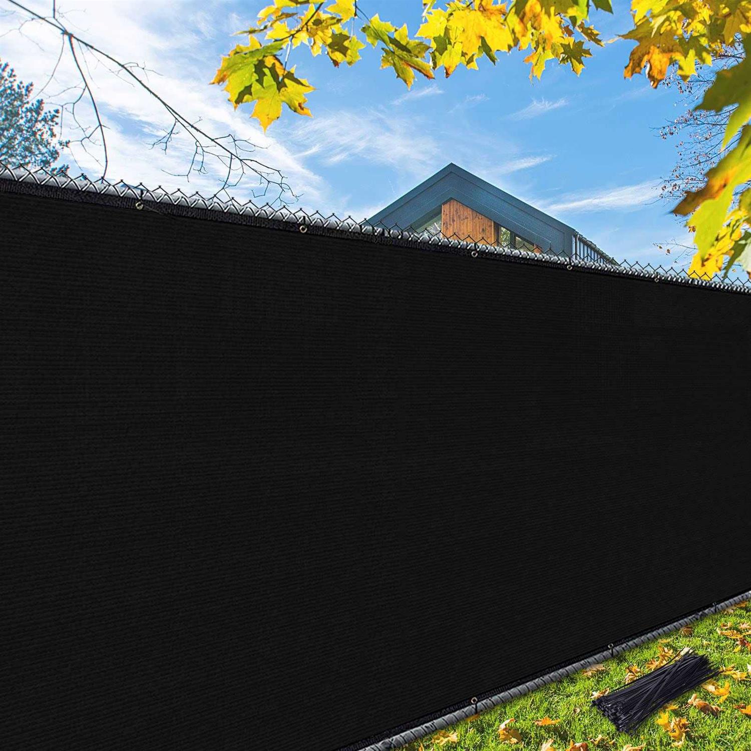i COVER icover Privacy Screen Fence, garden Windscreen Mesh Shade Sail Net Barrier, Reinforced Bindings and Brass grommets cable - Zenithce
