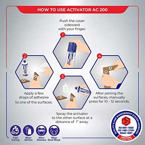 Mitreapel Activator Spray Accelerator for CA Super Glues - Zenithce