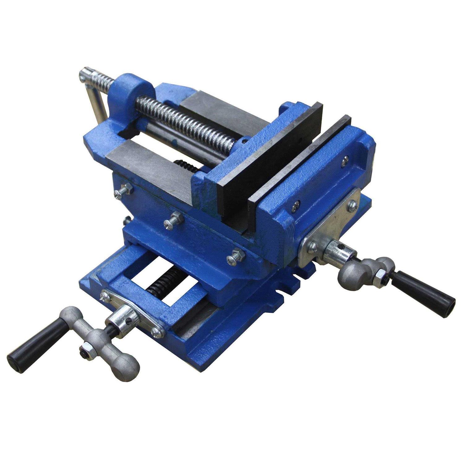 HFS Cross Slide Vise Drill Press Metal Milling 2 Way X-Y Heavy Duty Clamp Machine - Zenithce
