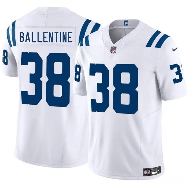 Indianapolis Colts #38 Corey Ballentine White 2025 F.U.S.E. Vapor Limited Stitched Jersey - Zenithce