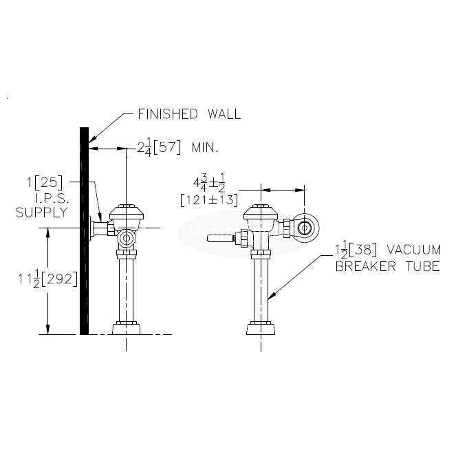 Zurn AquaFlush Closet Repair Kit P6000-ECR-WS1 - Zenithce