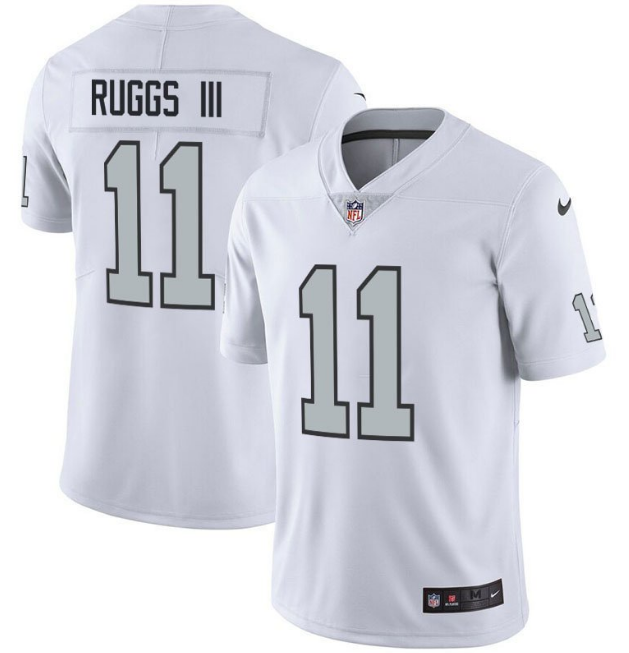 Raiders #11 Henry Ruggs III 2020 White Color Rush Limited Stitched Jersey - Zenithce