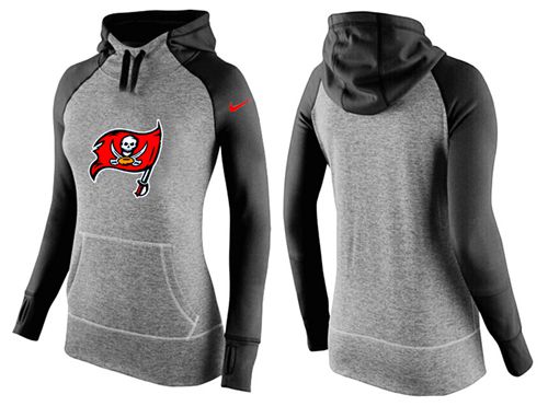 Women's Nike Tampa Bay Buccaneers Performance Hoodie Grey   Black - Zenithce