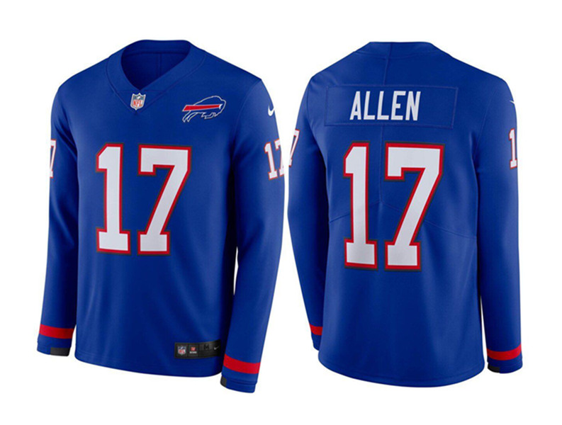 Buffalo Bills Blue Long Sleeve Jersey - Zenithce