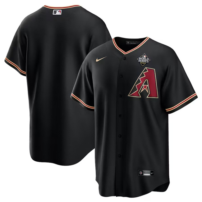 Arizona Diamondbacks Blank Black 2023 World Series Cool Base Stitched Jersey - Zenithce