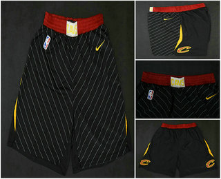 Cleveland Cavaliers Black 2017-2018 Swingman Stitched Shorts - Zenithce