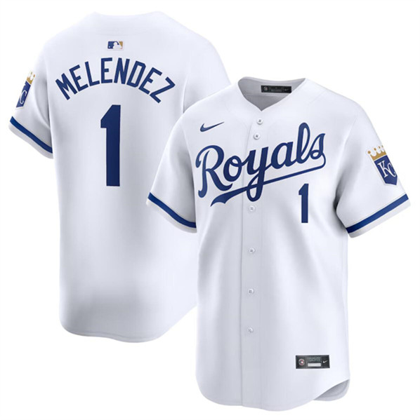 Kansas City Royals #1 MJ Melendez White 2024 Home Limited Stitched Jersey - Zenithce