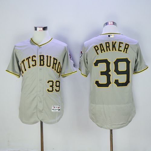 Pirates #39 Dave Parker Grey Flexbase Authentic Collection Stitched Jersey - Zenithce