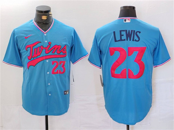 Minnesota Twins #23 Royce Lewis Blue Cool Base Stitched Jersey - Zenithce