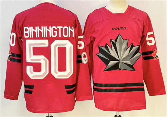 Canada #50 Connor McDavid Red Stitched Jersey - Zenithce