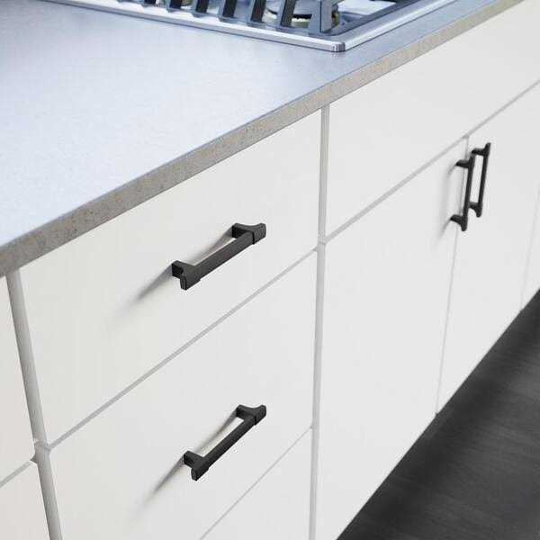Liberty Modern Square Cabinet Drawer Bar Pull with Open Back Design - Zenithce