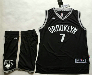 Brooklyn Nets #7 Jeremy Lin Black Revolution 30 Swingman Jersey With Shorts - Zenithce