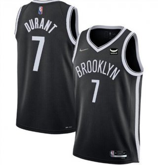 Brooklyn Nets #7 Kevin Durant 2021 75th Anniversary Black Stitched Jersey - Zenithce