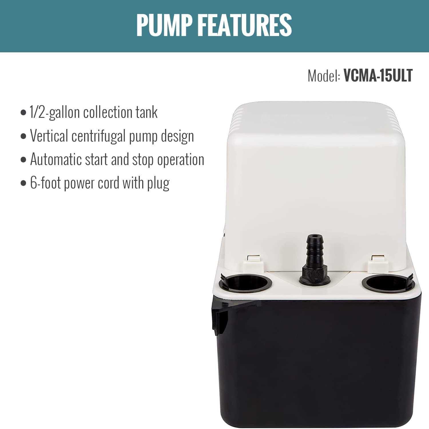 Little Giant Condensate Removal Pump VCMA-15ULST 554415 - Zenithce