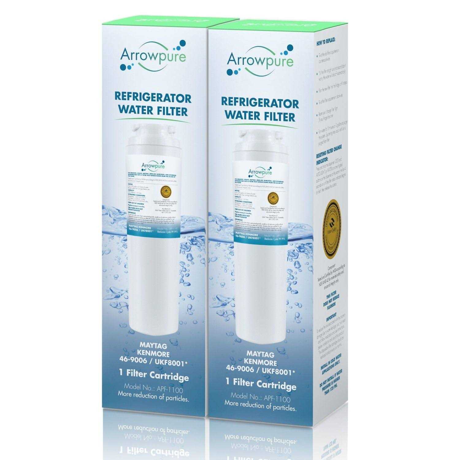 Premium UKF8001 Refrigerator Water Filter Replacement by Arrowpure APF-1100X - Zenithce