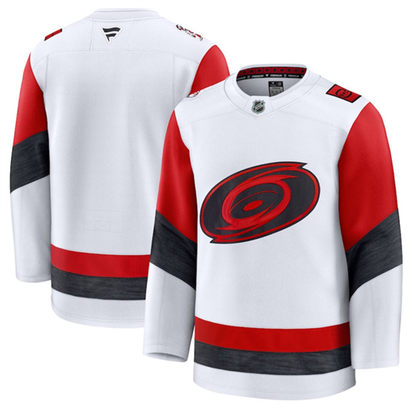 Carolina Hurricanes Blank White 2025 Away Stitched Jersey - Zenithce