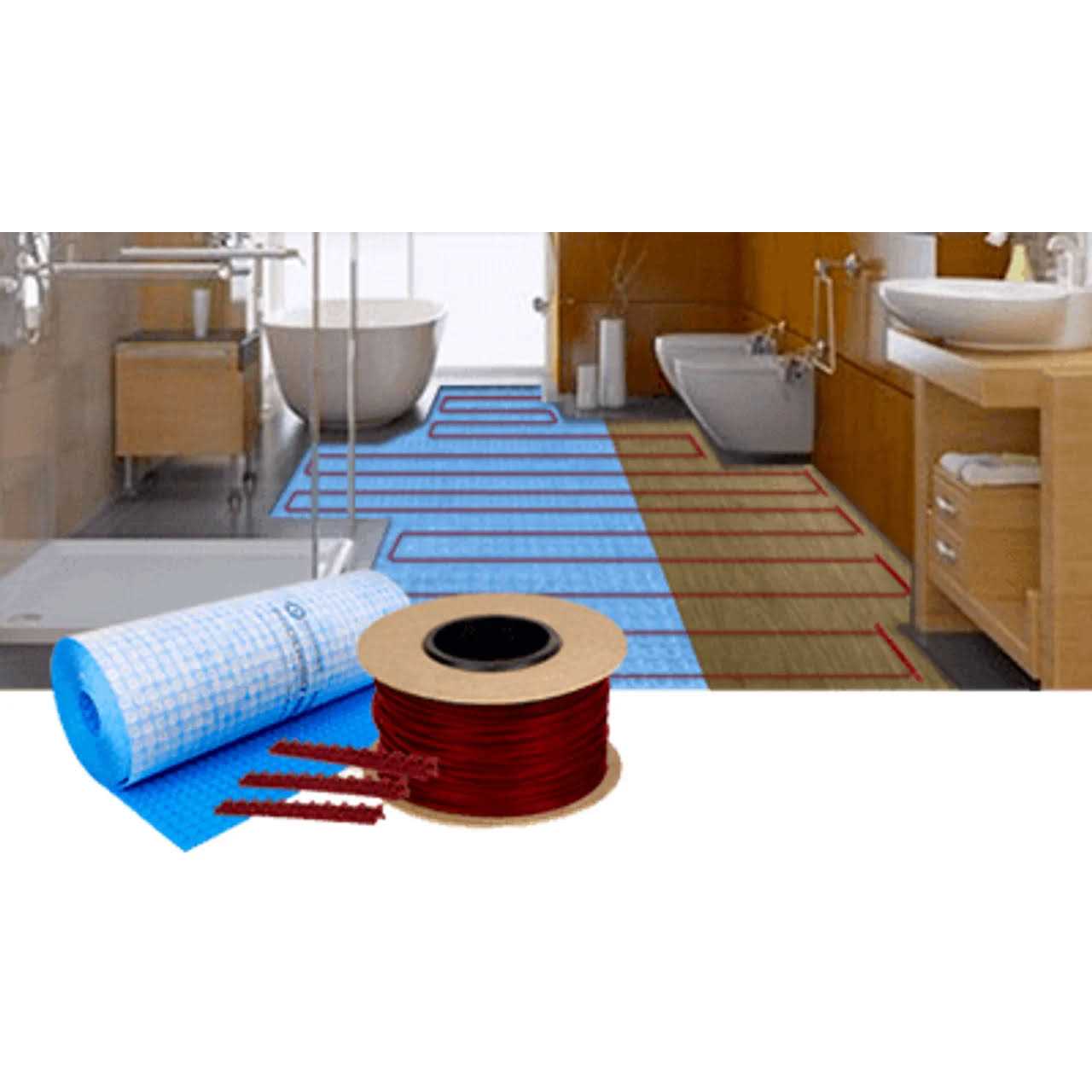 WarmlyYours TempZone 120V Floor Heating Cable - Zenithce