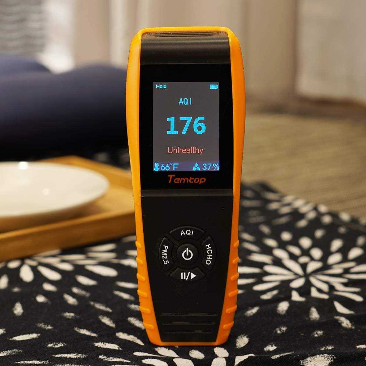 Temtop Air Station M100 Air Quality Monitor PM2.5 AQI CO2 Tester - Zenithce