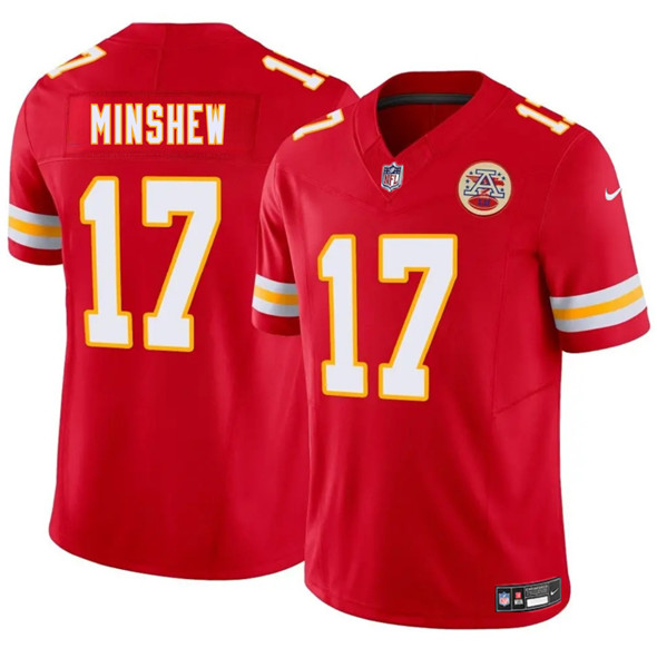 Kansas City Chiefs #17 Gardner Minshew Red 2025 F.U.S.E. Vapor Untouchable Limited Stitched Jersey - Zenithce