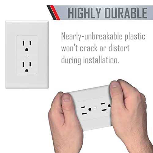 TayMac Revive 1-Gang Midsize Duplex Wall Plate 2600WX-20 - Zenithce