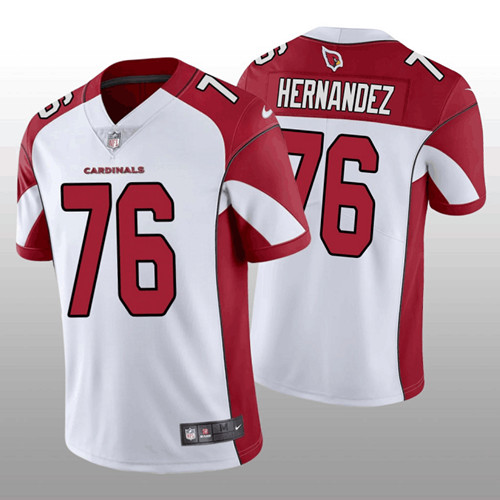 Arizona Cardinals #76 Will Hernandez White Red Vapor Untouchable Stitched Football Jersey - Zenithce
