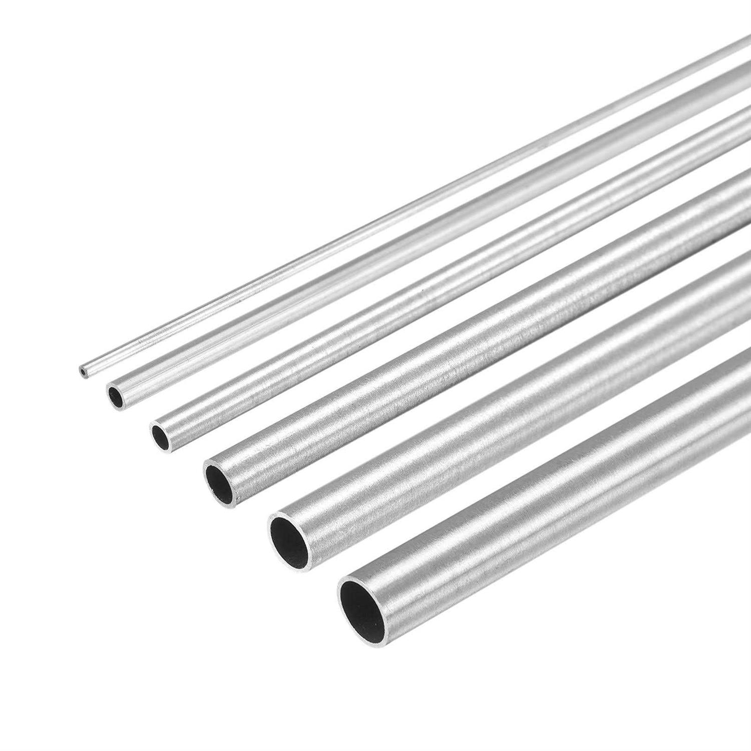 uxcell 304 Stainless Steel Round Tube OD 1mm Wall Thickness 250mm Length - Zenithce