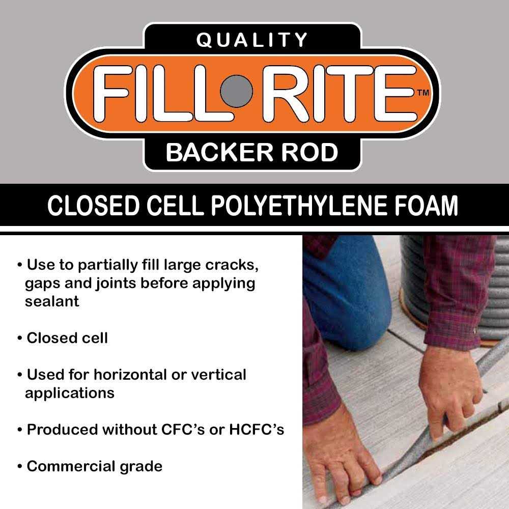 Oodles of Noodles Foam Pre-Caulking Filler Rope Backer Rod Roll Bulk - Zenithce