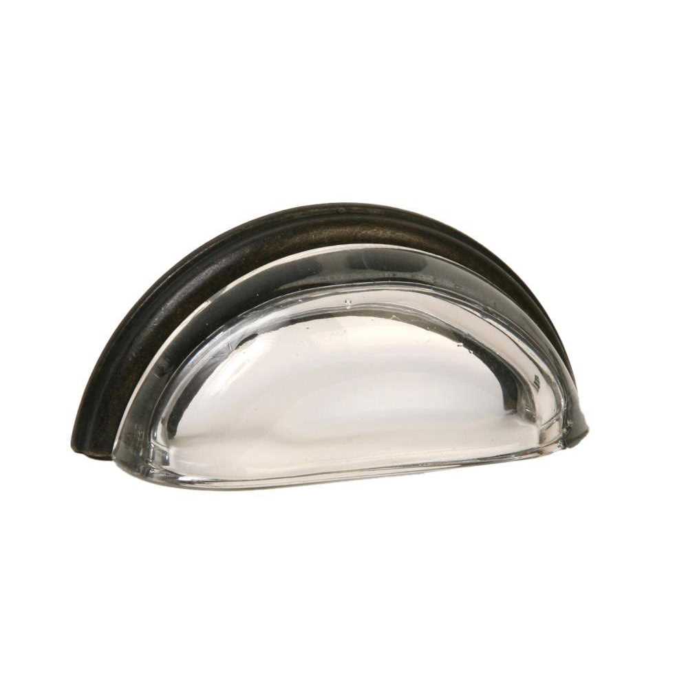 Lews Hardware Glass Cup Pull - Zenithce