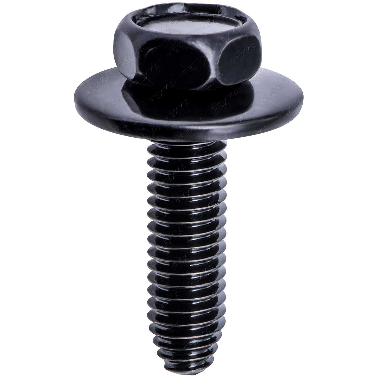 Rexka M4.2-1.41 x 20mm Hex Head Tapping Screw for GM Jeep Wrangler 1640810 11500434 11503892 - Zenithce