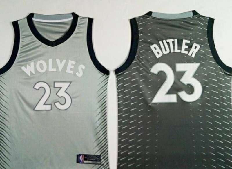 Minnesota Timberwolves #23 Jimmy Butler Gray Swingman City Edition Jersey - Zenithce