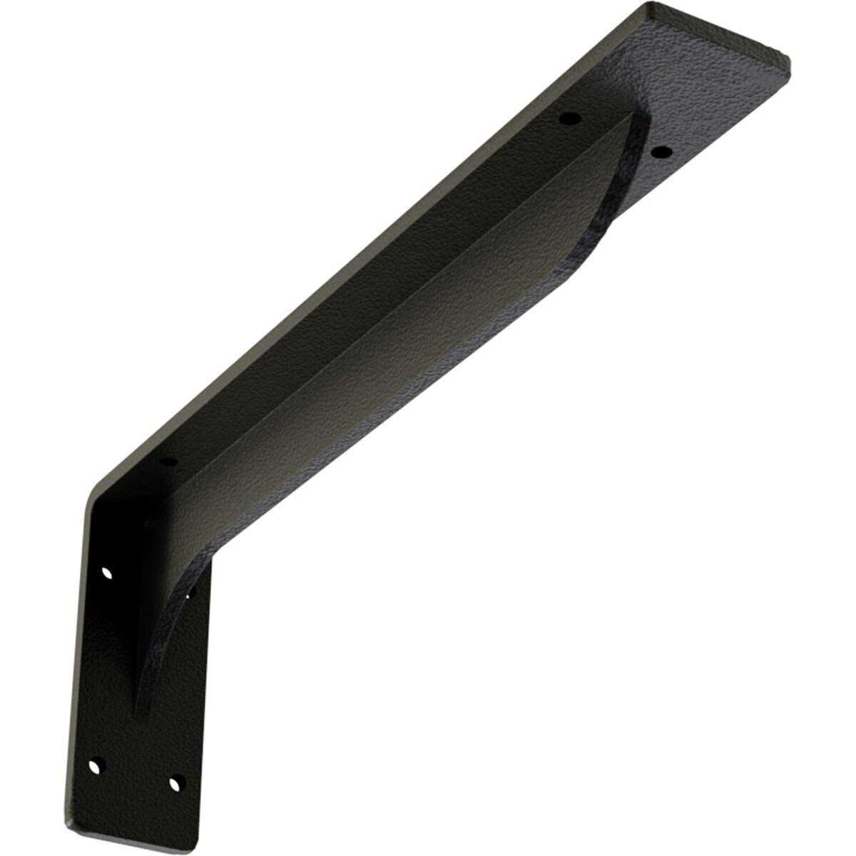Ekena Millwork 2W x 14D x 5 1/4H Embrey Steel Bracket - Zenithce