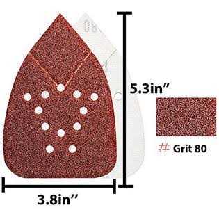S&F STEAD & FAST 5 inch Orbital Sander Foam Pad Interface Pad 8 Holes, Foam Sanding Pads Hook and Loop - Zenithce