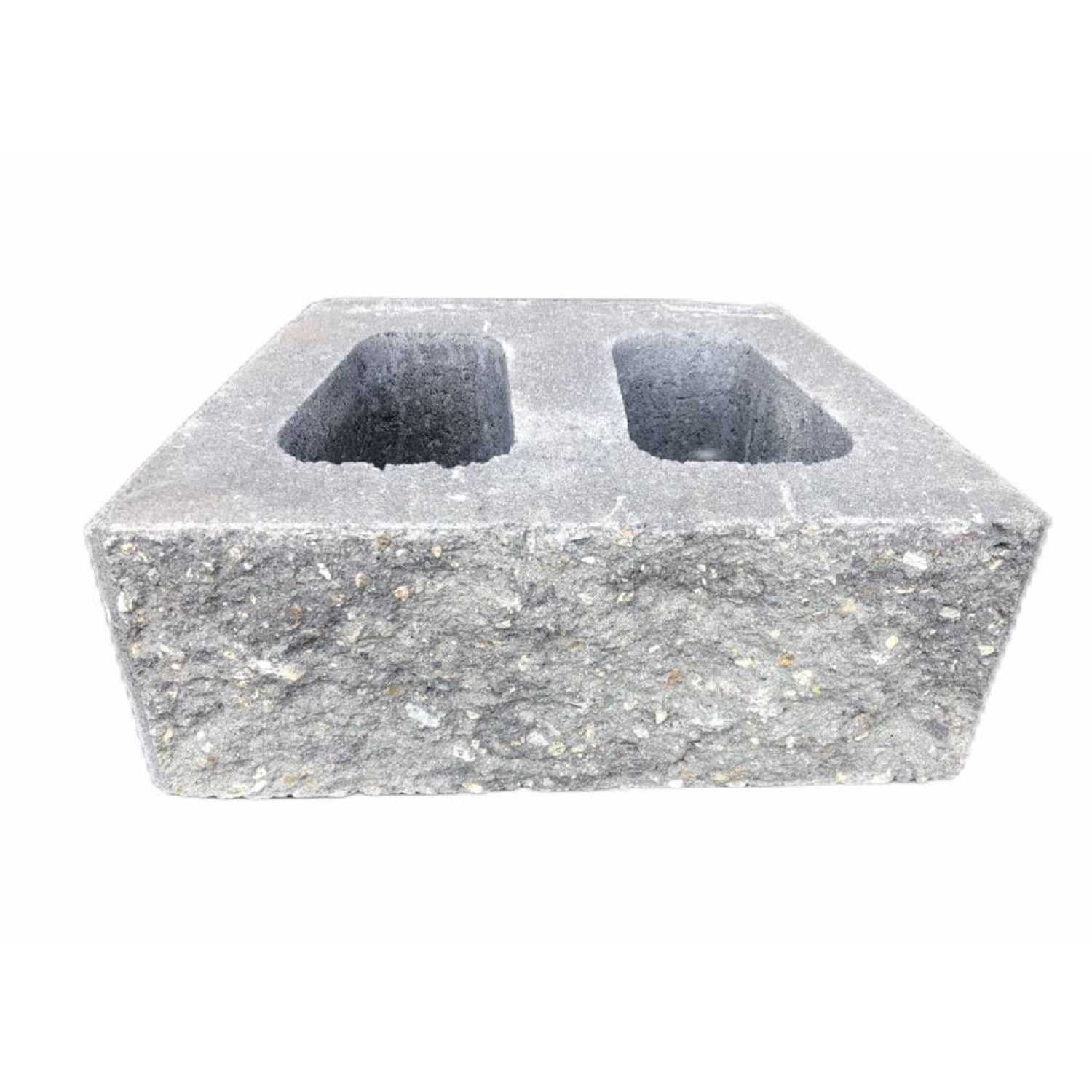 Lowe’s 16 x 6 x 10 Gray & Charcoal Retaining Wall Block - Zenithce