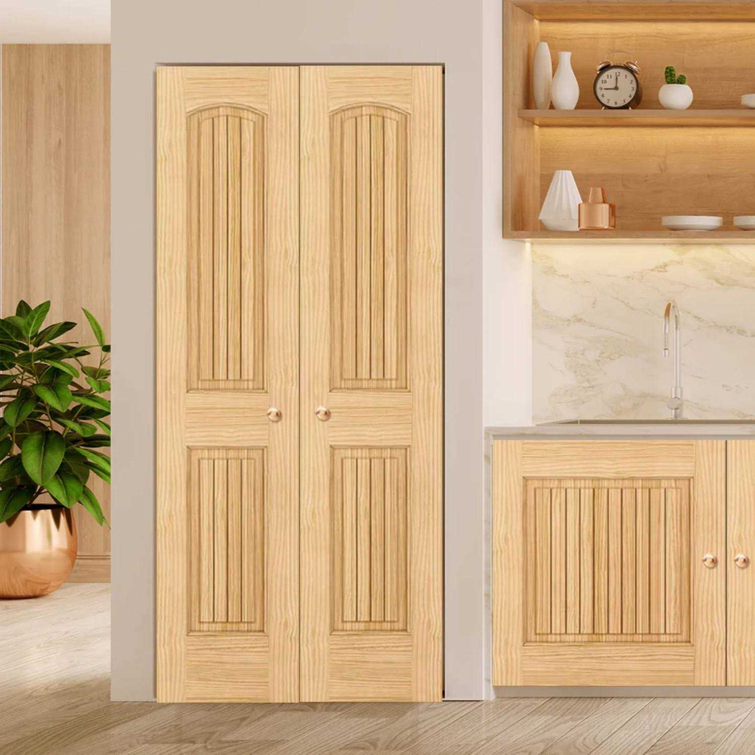 Kimberly Bay Paneled Solid Wood Unfinished Colonial Standard Door - Zenithce