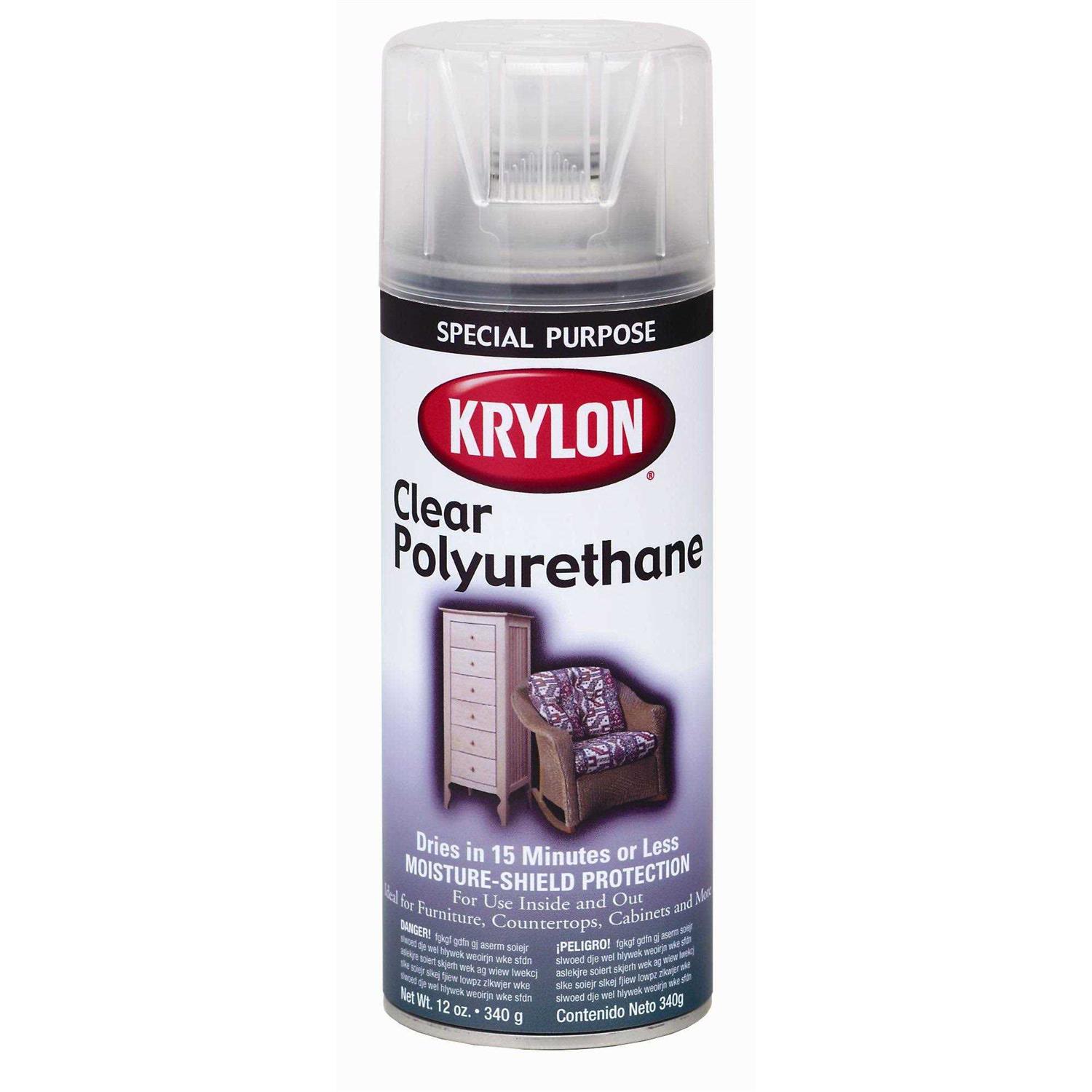 Krylon Clear Gloss Lacquer Spray Paint - Zenithce