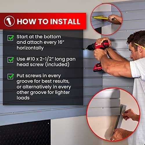 Slatwall Aluminum Inserts – 8′ – Anchor Core – Pack of 16 – H-4773 - Zenithce